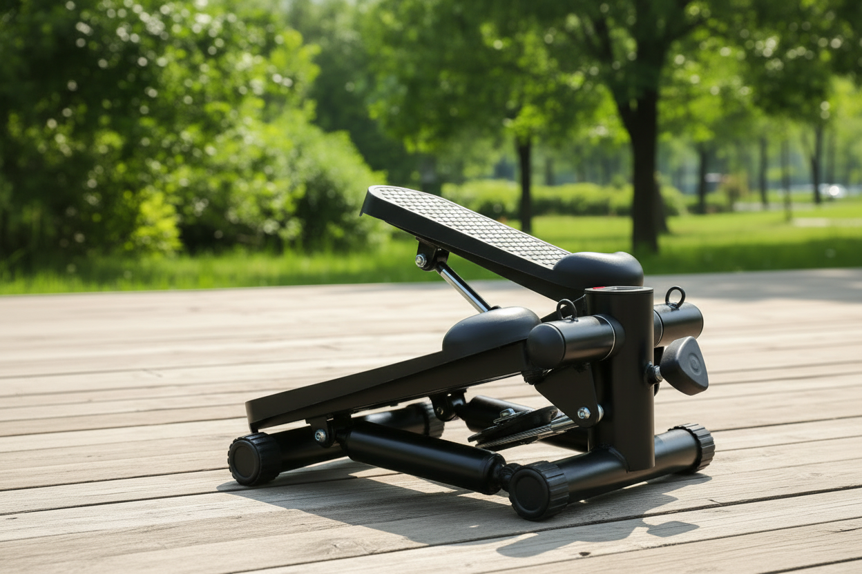 Centered Outdoor Stepper