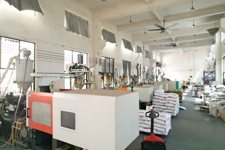 Assembly line inside the ZOOGO fitness equipment workshop