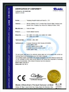 Verification of Conformity — Second Model Group — Beide certificate R1/202412xxxx