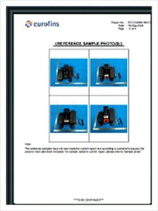 Packing Sample Photos — Eurofins certificate EFC2240801B9-GS-01