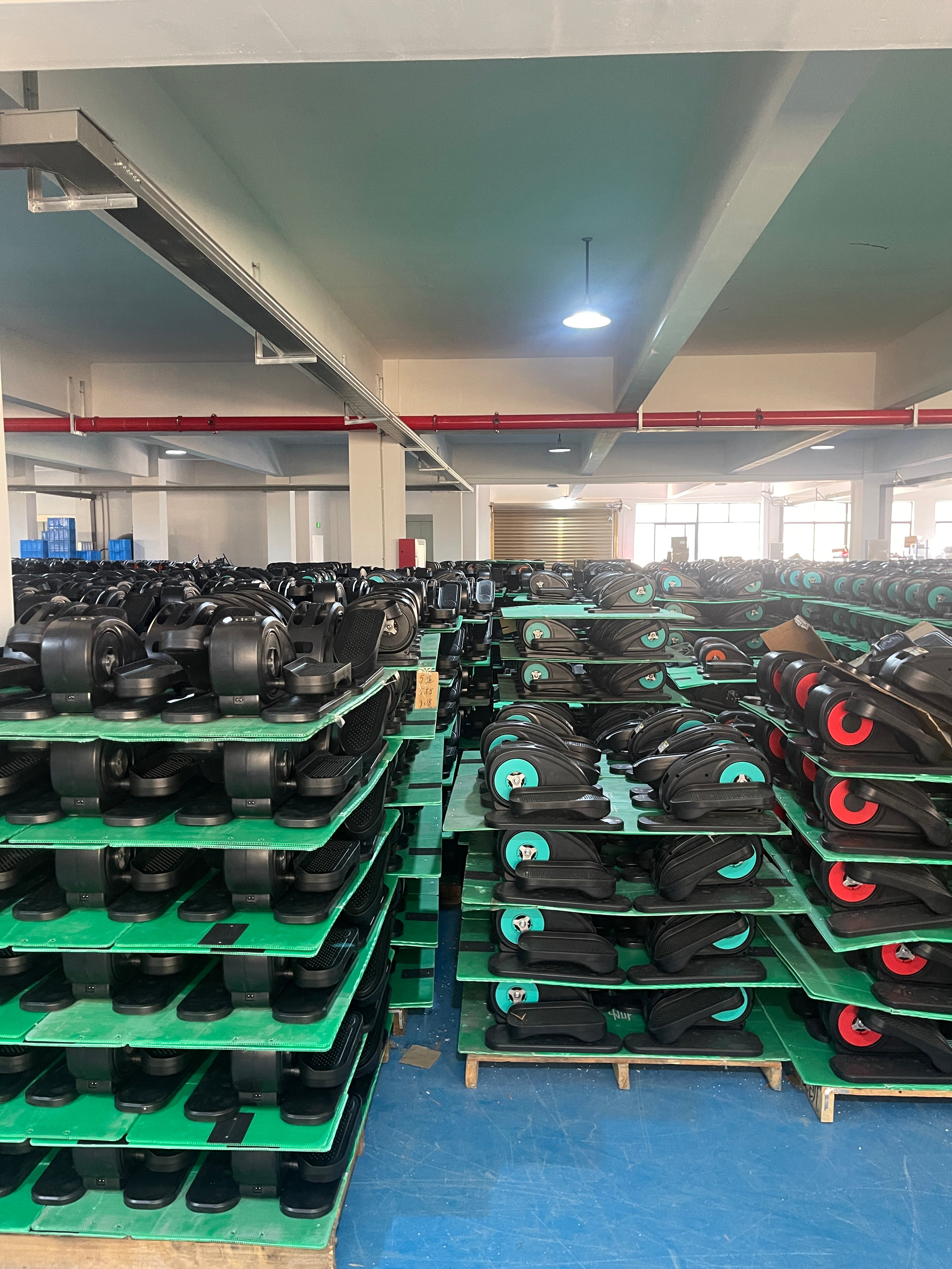 ZOOGO factory warehouse with finished goods inventory